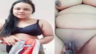 Indian busty girl nude selfie making lover